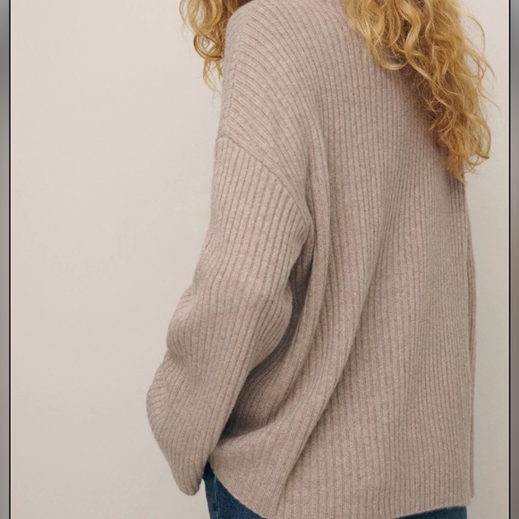 Fantino Cashmere Collared Cardigan, Oatmeal - Picture 3 of 7